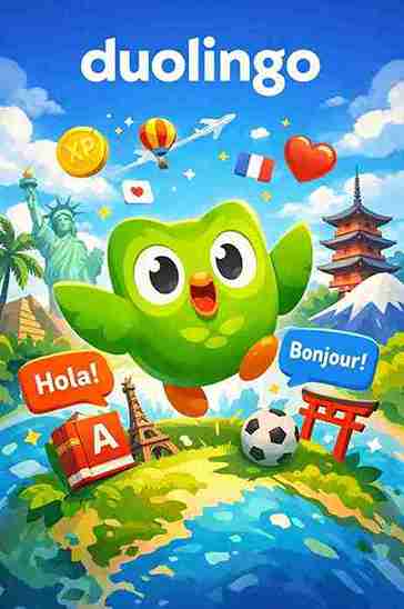 Duolingo Dil Öğrenme İçerik Görseli